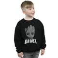 Miniatyrbild 2 av 5: Marvel Pojkar Guardians Of The Galaxy Groot Face Sweatshirt