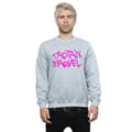 Miniatyrbild 2 av 3: Marvel Mens Captain Marvel Sweatshirt med spraytext