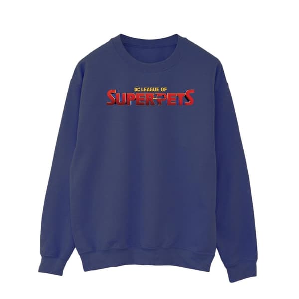 DC Comics Mens DC Comics DC League Of Super-Pets Movie Logo Sweatshirt