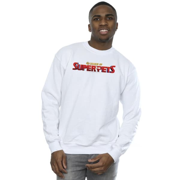 DC Comics Mens DC Comics DC League Of Super-Pets Movie Logo Sweatshirt