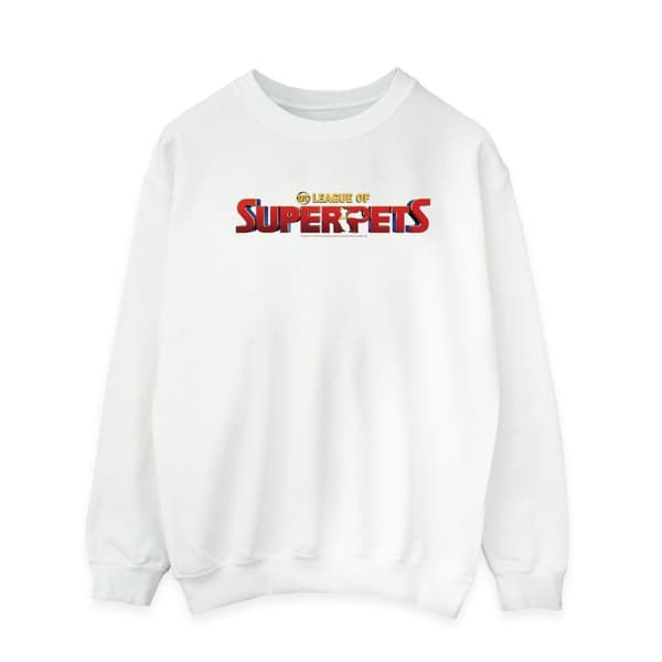 DC Comics Mens DC Comics DC League Of Super-Pets Movie Logo Sweatshirt