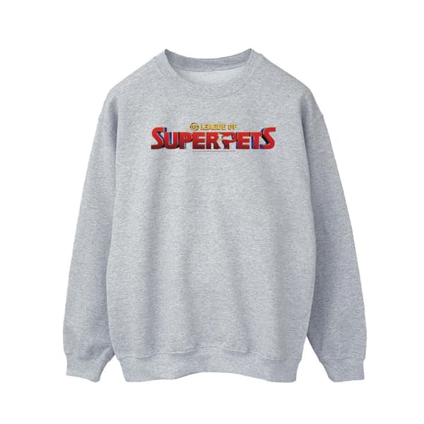 DC Comics Mens DC Comics DC League Of Super-Pets Movie Logo Sweatshirt