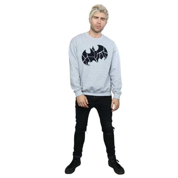 DC Comics Batman One Colour Shield Sweatshirt för herrar