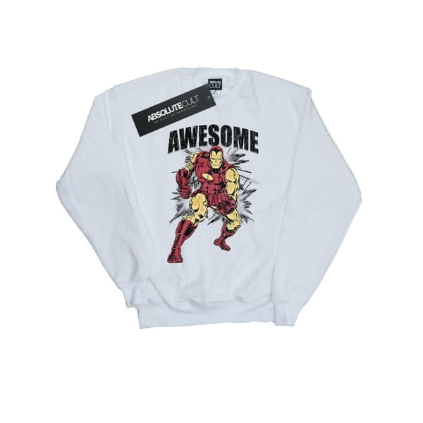 Marvel Boys Awesome Iron Man Sweatshirt