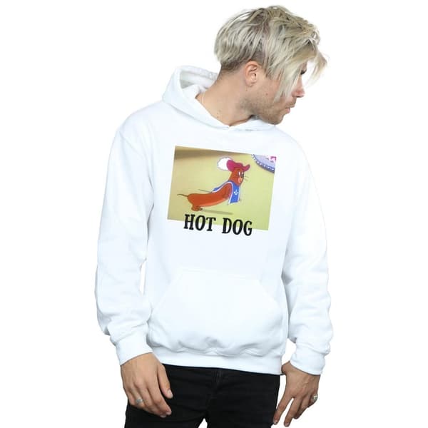 Tom And Jerry Mens Hot Dog Hoodie