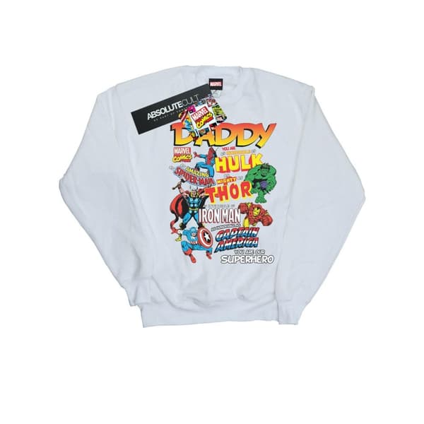 Marvel Boys Our Dad Superhero Sweatshirt