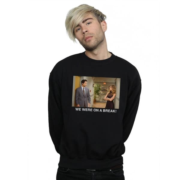 Friends Mens We Were On A Break Hallway Sweatshirt