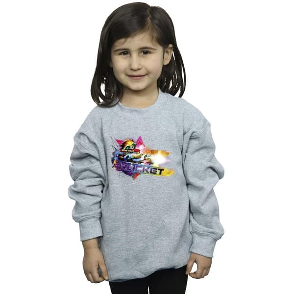 Marvel Girls Guardians Of The Galaxy Abstract Rocket Raccoon Sweatshirt
