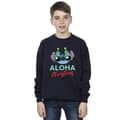 Miniatyrbild 3 av 4: Disney Pojkar Lilo And Stitch Christmas Tree Shades Sweatshirt