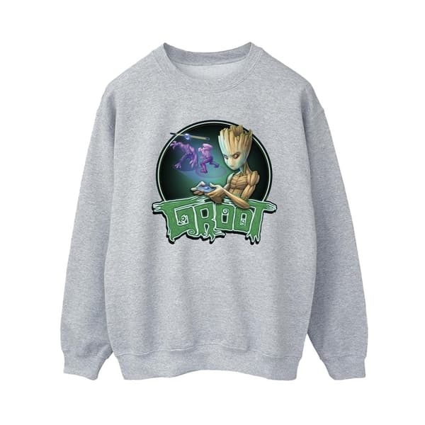 Marvel Dam/Tjej Guardians Of The Galaxy Groot Gaming Ring Sweatshirt