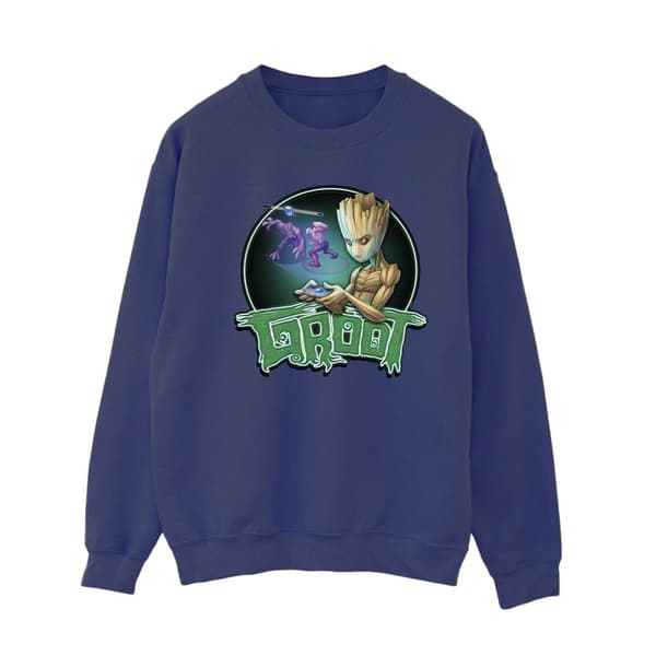 Marvel Dam/Tjej Guardians Of The Galaxy Groot Gaming Ring Sweatshirt