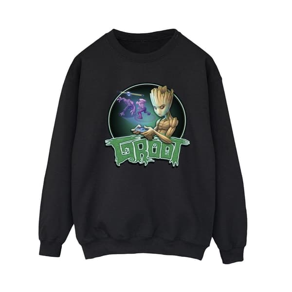 Marvel Dam/Tjej Guardians Of The Galaxy Groot Gaming Ring Sweatshirt