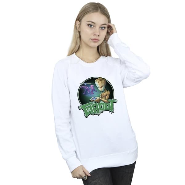 Marvel Womens/Ladies Guardians Of The Galaxy Groot Gaming Ring Sweatshirt