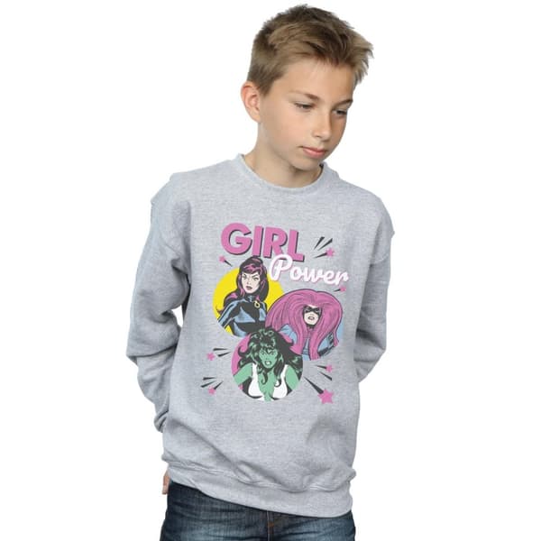 Marvel Comics Boys Girl Power Sweatshirt