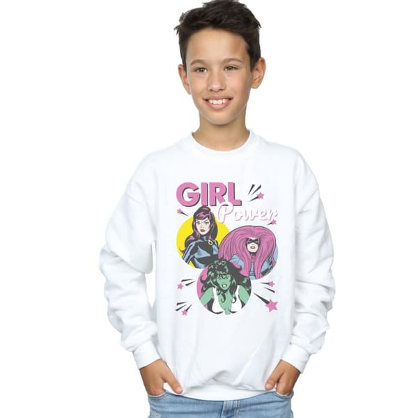 Marvel Comics Boys Girl Power Sweatshirt