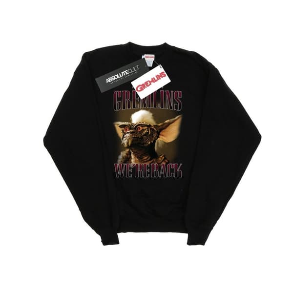 Gremlins Womens/Ladies We´re Back Montage Sweatshirt Black S