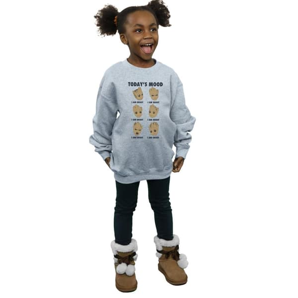Marvel Girls Guardians Of The Galaxy Groot Today´s Mood Sweatshirt