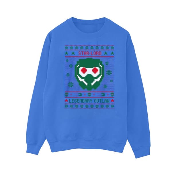 Marvel Girls Guardians Of The Galaxy Vol. 2 Star Lord Fair Isle Sweatshirt