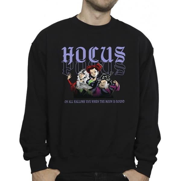 Disney Mens Hocus Pocus Hallows Eve Sweatshirt