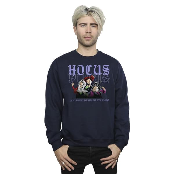 Disney Mens Hocus Pocus Hallows Eve Sweatshirt