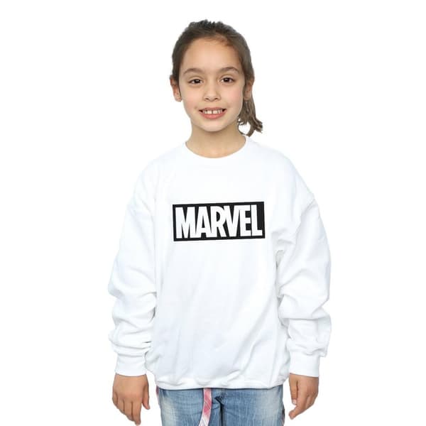 Marvel Girls Logo Outline Sweatshirt