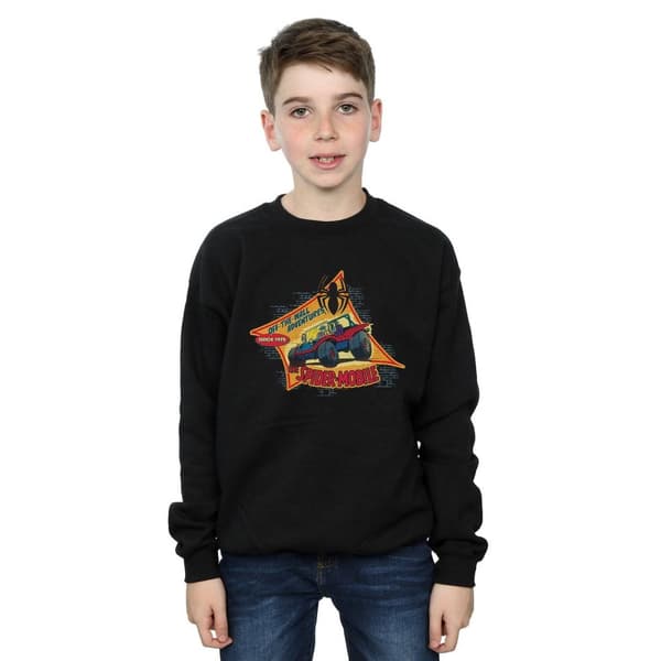 Marvel Boys Spider-Man The Spider Mobile Sweatshirt