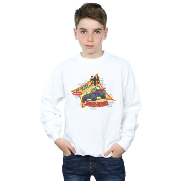 Marvel Boys Spider-Man The Spider Mobile Sweatshirt