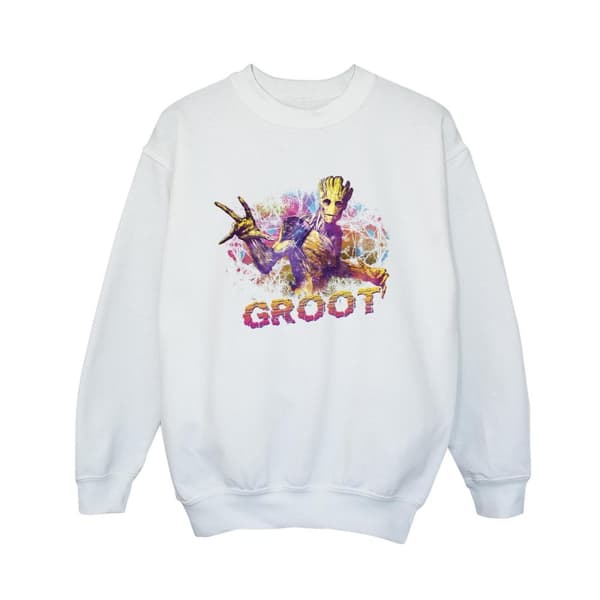 Marvel Pojkar Guardians Of The Galaxy Abstrakt Groot Sweatshirt
