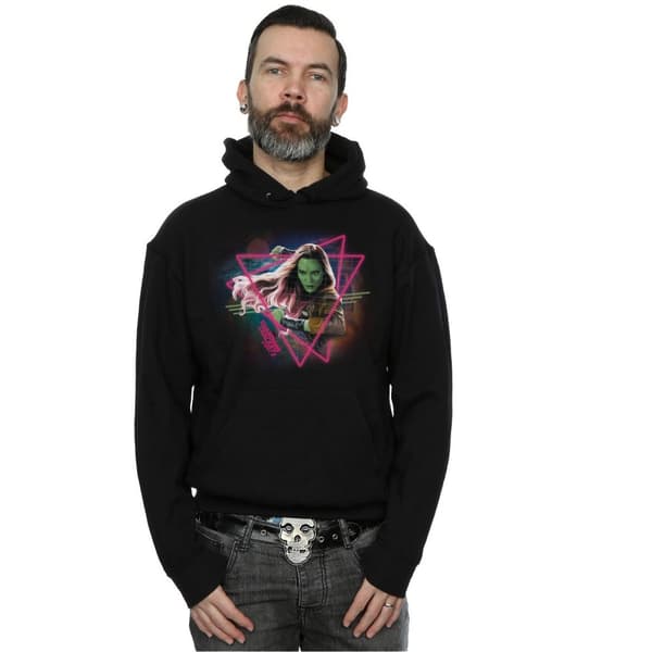 Marvel Guardians Of The Galaxy Neon Gamora Hoodie - herr