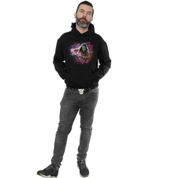 Marvel Guardians Of The Galaxy Neon Gamora Hoodie - herr
