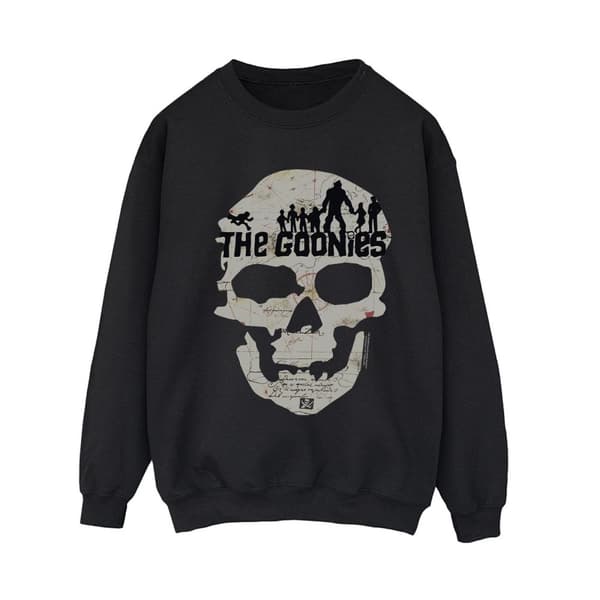 The Goonies Womens/Ladies Map Skull Sweatshirt