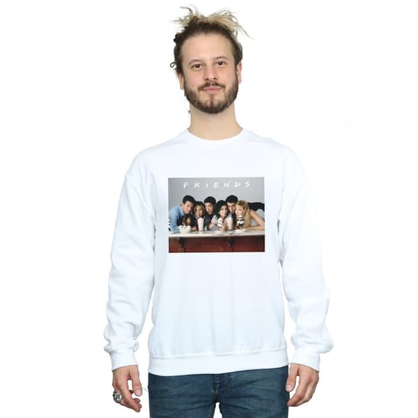 Friends Mens Group Photo Milkshakes Sweatshirt
