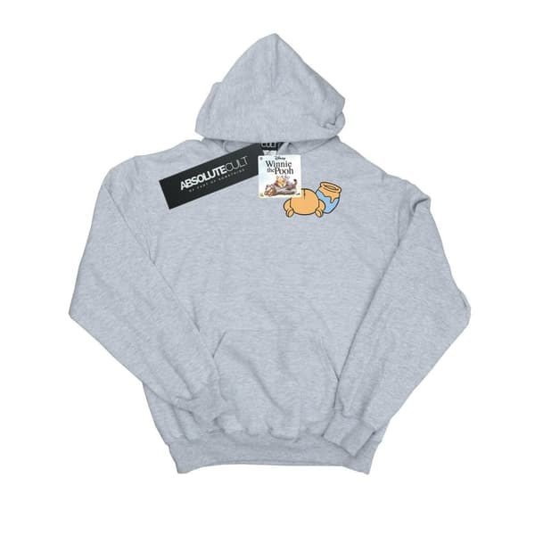 Disney Mens Winnie The Pooh Backside Breast Print Hoodie