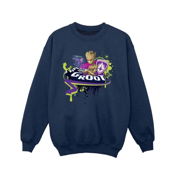 Marvel Guardians Of The Galaxy Groot Gaming Holo Sweatshirt för flickor