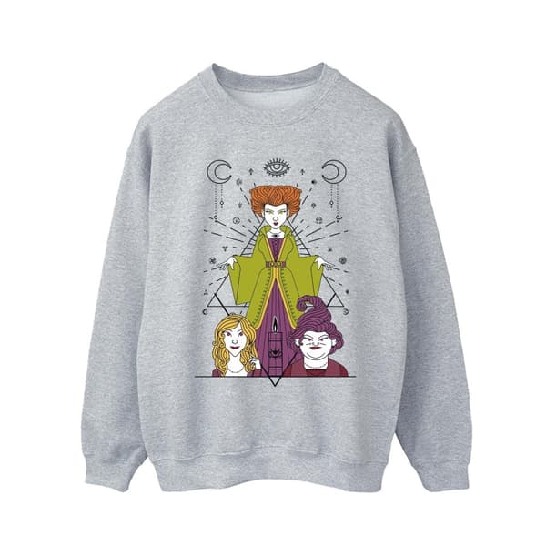 Disney Mens Hocus Pocus Candle Sweatshirt