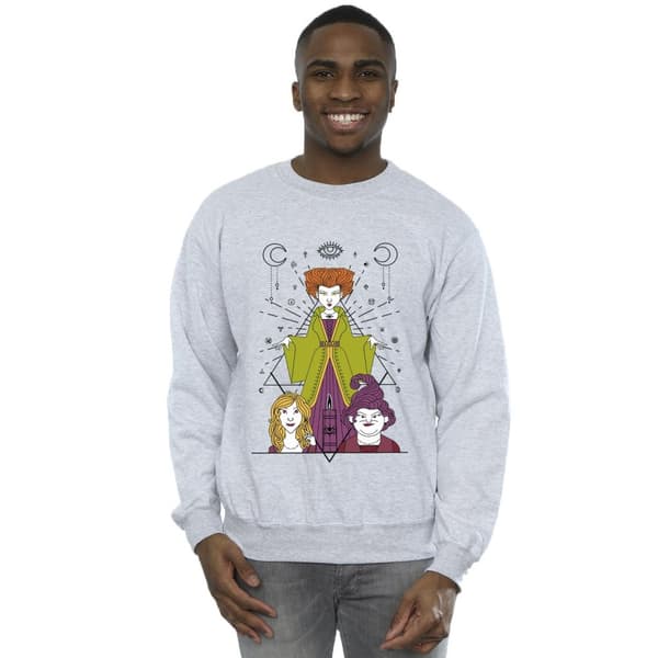 Disney Mens Hocus Pocus Candle Sweatshirt