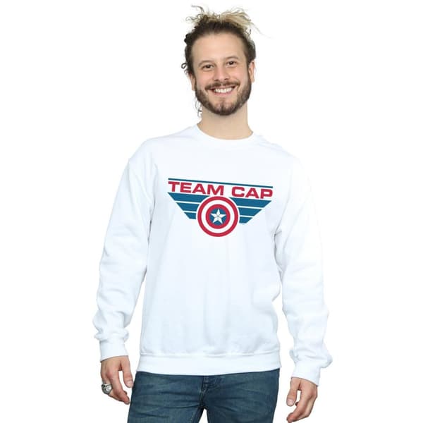 Marvel Mens Captain America Civil War Team Cap Sweatshirt