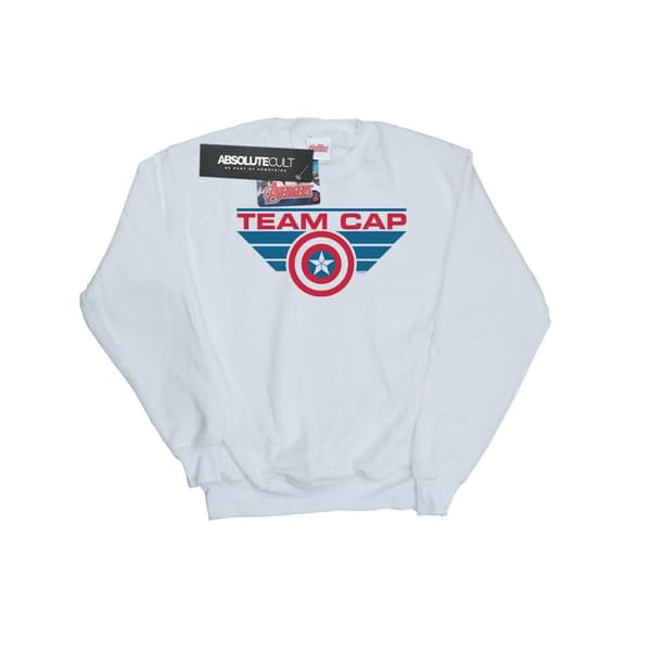 Marvel Mens Captain America Civil War Team Cap Sweatshirt
