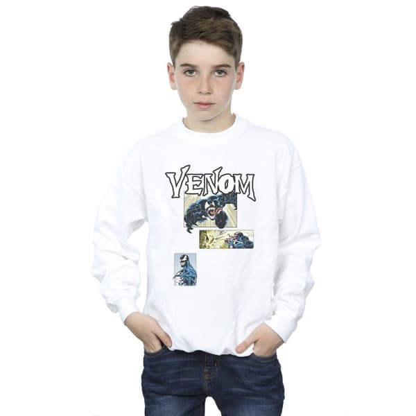 Marvel Boys Comics Venom Comic Strip Sweatshirt