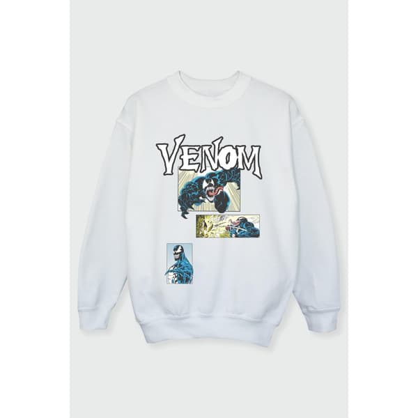 Marvel Boys Comics Venom Comic Strip Sweatshirt