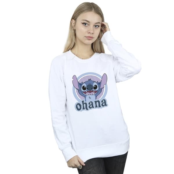 Disney Dam/Tjej Lilo And Stitch Ohana Circle Sweatshirt