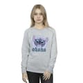Miniatyrbild 3 av 4: Disney Dam/Tjej Lilo And Stitch Ohana Circle Sweatshirt