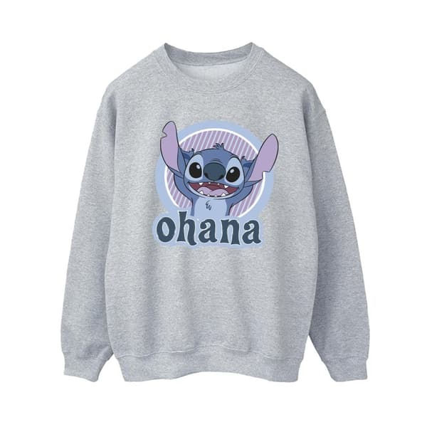 Disney Dam/Tjej Lilo And Stitch Ohana Circle Sweatshirt