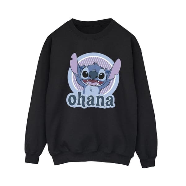 Disney Dam/Tjej Lilo And Stitch Ohana Circle Sweatshirt