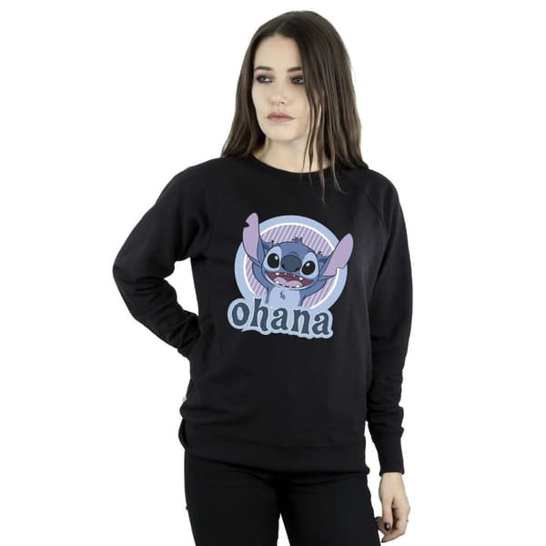 Disney Dam/Tjej Lilo And Stitch Ohana Circle Sweatshirt
