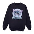 Miniatyrbild 1 av 4: Disney Dam/Tjej Lilo And Stitch Ohana Circle Sweatshirt