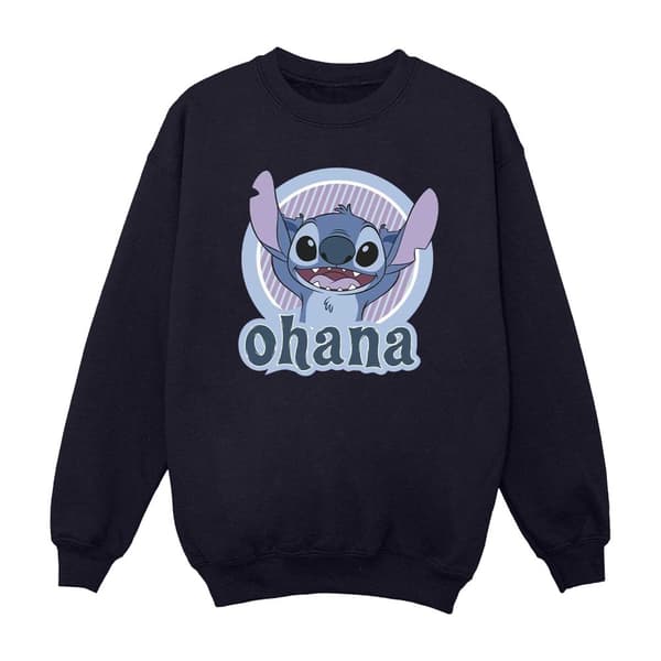 Disney Dam/Tjej Lilo And Stitch Ohana Circle Sweatshirt