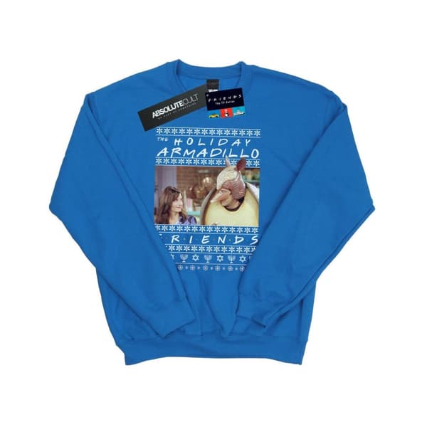 Friends Mens Fair Isle Holiday Armadillo Sweatshirt
