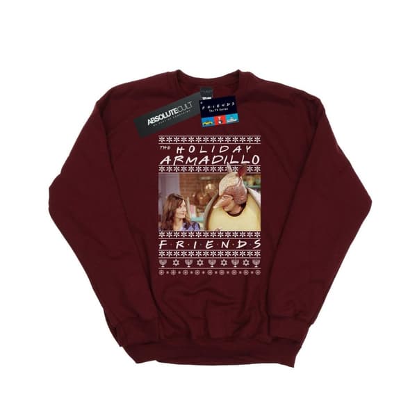 Friends Mens Fair Isle Holiday Armadillo Sweatshirt