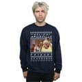 Miniatyrbilde 2 av 3: Friends Mens Fair Isle Holiday Armadillo Sweatshirt
